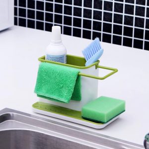 3-in-1 Soap Pump Dispenser With Sponge Holder