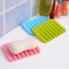 Silicone soap dish Drainer Tray (Green) - Image 4