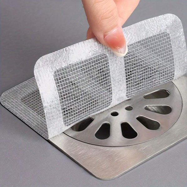 (10pcs) Multifunction Net Sticker Drainer For Bathroom/Kitchen