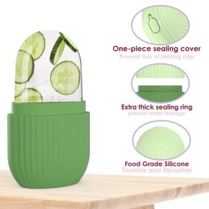 Face Ice Roller Silicone Facial Massager to Enhance Skin