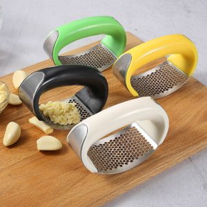 Manual Garlic Press Stainless Steel Handheld