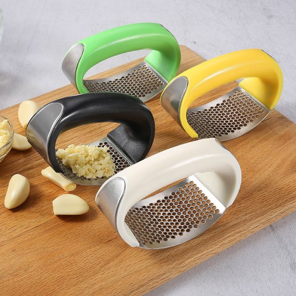 Manual Garlic Press Stainless Steel Handheld