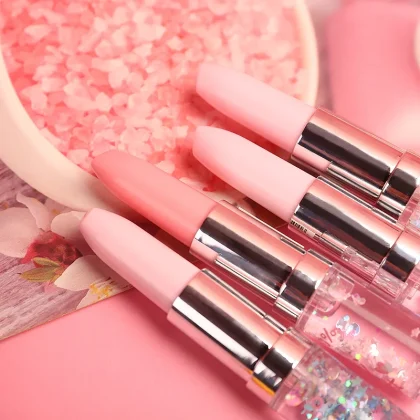 Lipstick Gel Pen Colorful Cute Black Ink Pen 1 pcs