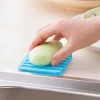 Silicone soap dish Drainer Tray (Green) - Image 5