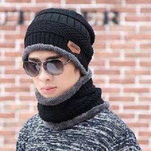 Coral Fleece Scarf Hats