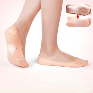 Full Heel Pain Anti Crack Silicone Set – Pair