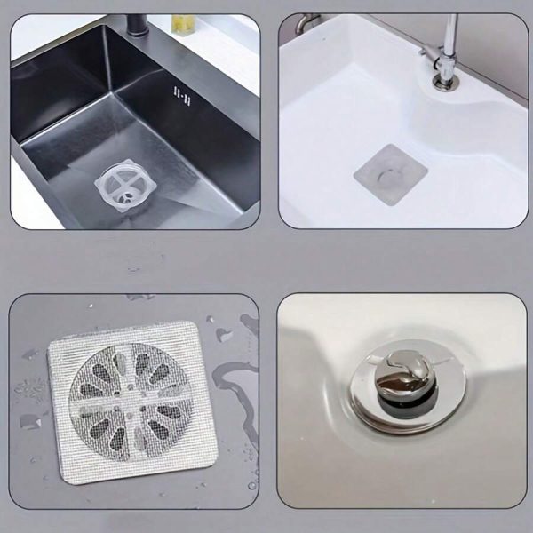 (10pcs) Multifunction Net Sticker Drainer For Bathroom/Kitchen - Image 9