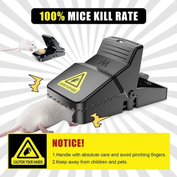 Automatic Spring Reusable Plastic Mouse Traps