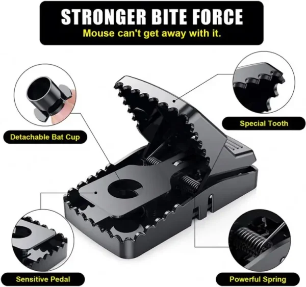Automatic Spring Reusable Plastic Mouse Traps - Image 3