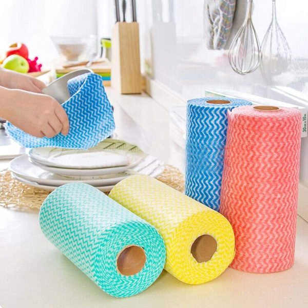 50 Sheet Roll Tissue Paper Cleaning Wipes