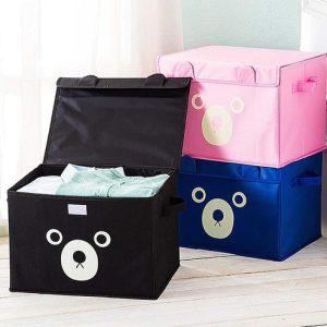 1 Pc Panda Design Folding Storage Bins