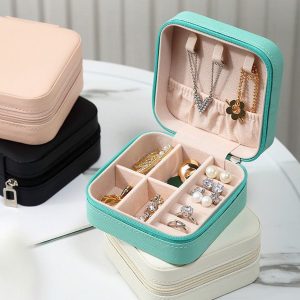 Jewellery Storage Box leather Jewelry stand