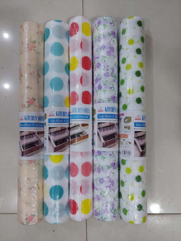 1 Roll - Kitchen Polka Foamic Sheet (45*200cm)
