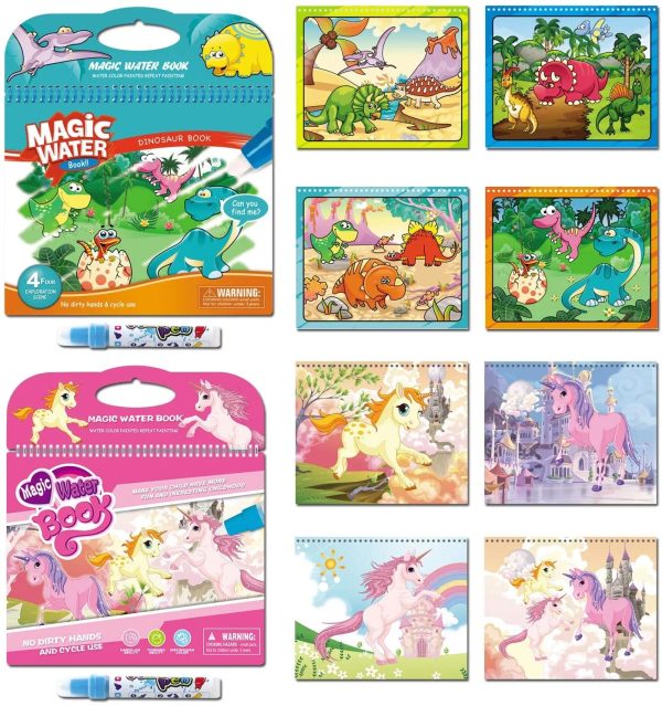 Magic Coloring Book with Water Pen (No of pages 4)