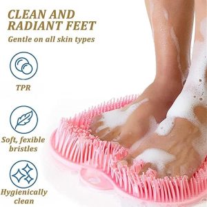 Shower Foot & Back Scrubber Mat (Silicone)