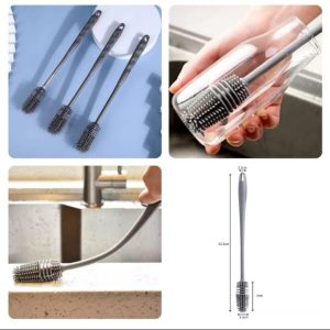 Silicone Bottle Cleaning Brush With Long Handler