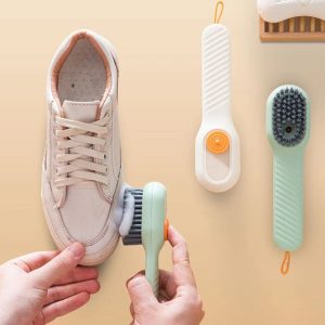 Multifunctional Soft-Bristled Shoe Brush