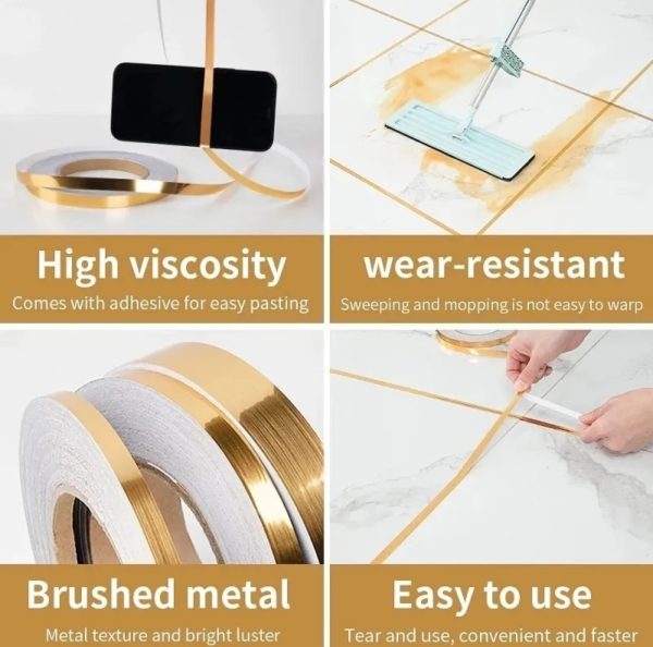 50M Floor Edging Waterproof - adhesive