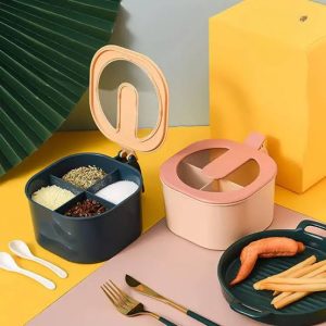 Modern Spice Kit - 1000 ml - 4 Grid Spice Jar