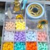 Wax Set With 3 diff Brass Stamps (10 colors wax About 520 beans) - Image 7