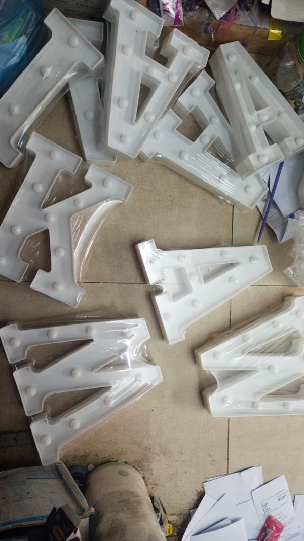 1pcs LED Alphabet Battery Operated All Led Letter A TO Z - Image 2