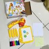 Kids giraffe Painting Table Small Desk with led - Image 2