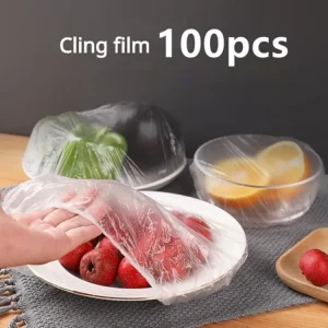 100pc Disposable Cling Film Cover