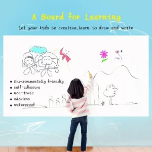 Dry Erase Whiteboard reusable with 2 erasable markers