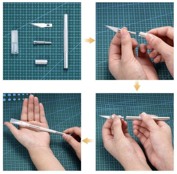 Pen Knife | Cutter with 6 Blades + 1 Handle - Image 10