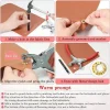 Metal Tich Button Press Plier With 50 Buttons. - Image 6